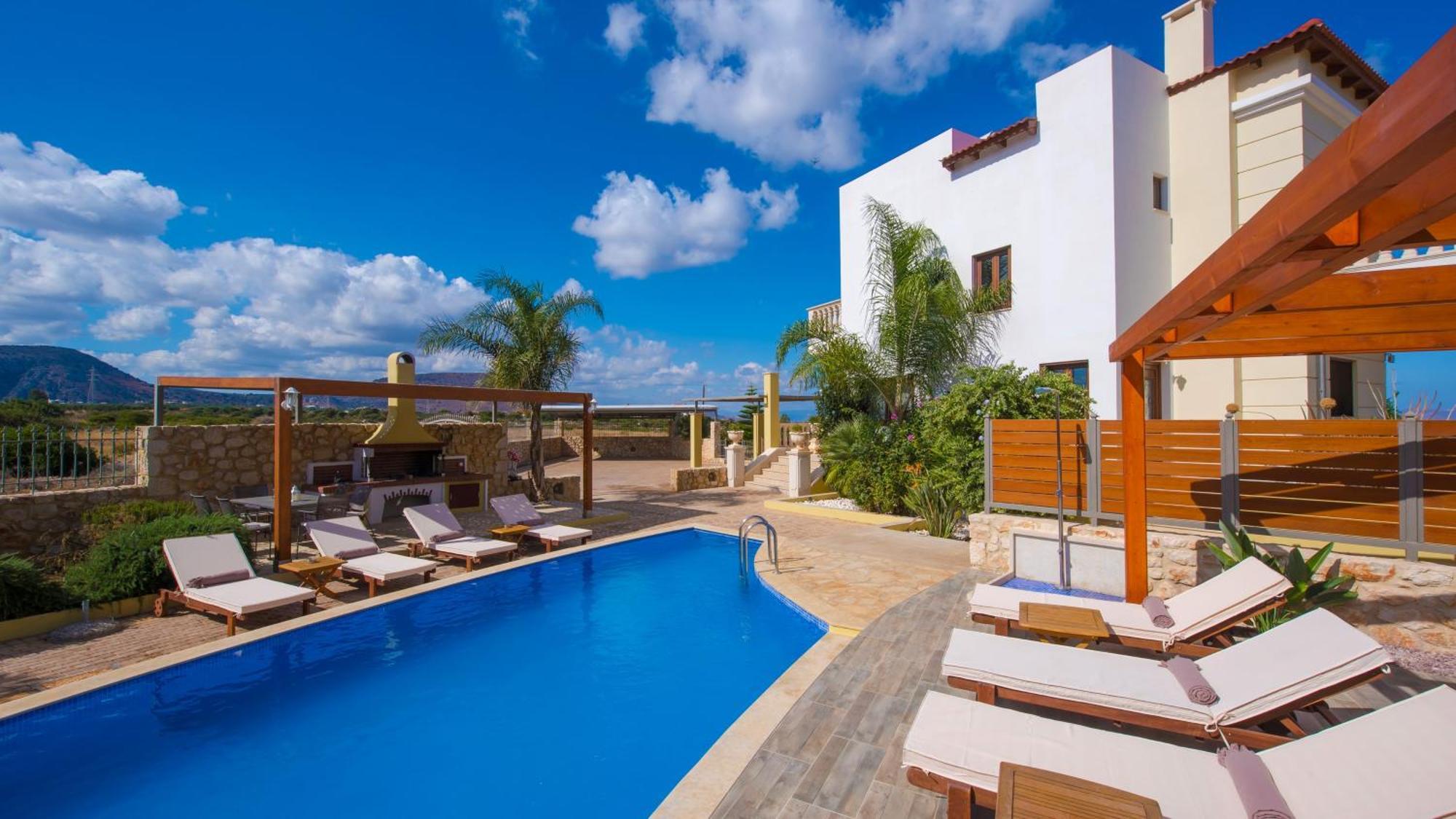 Sunshine Villa With Private Pool By Estia Hersonissos  Exteriör bild