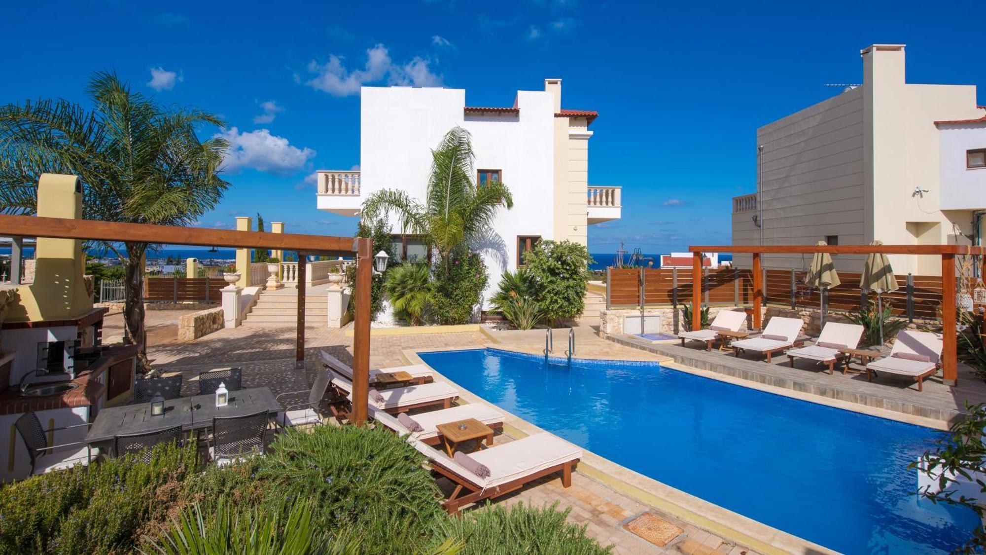 Sunshine Villa With Private Pool By Estia Hersonissos  Exteriör bild