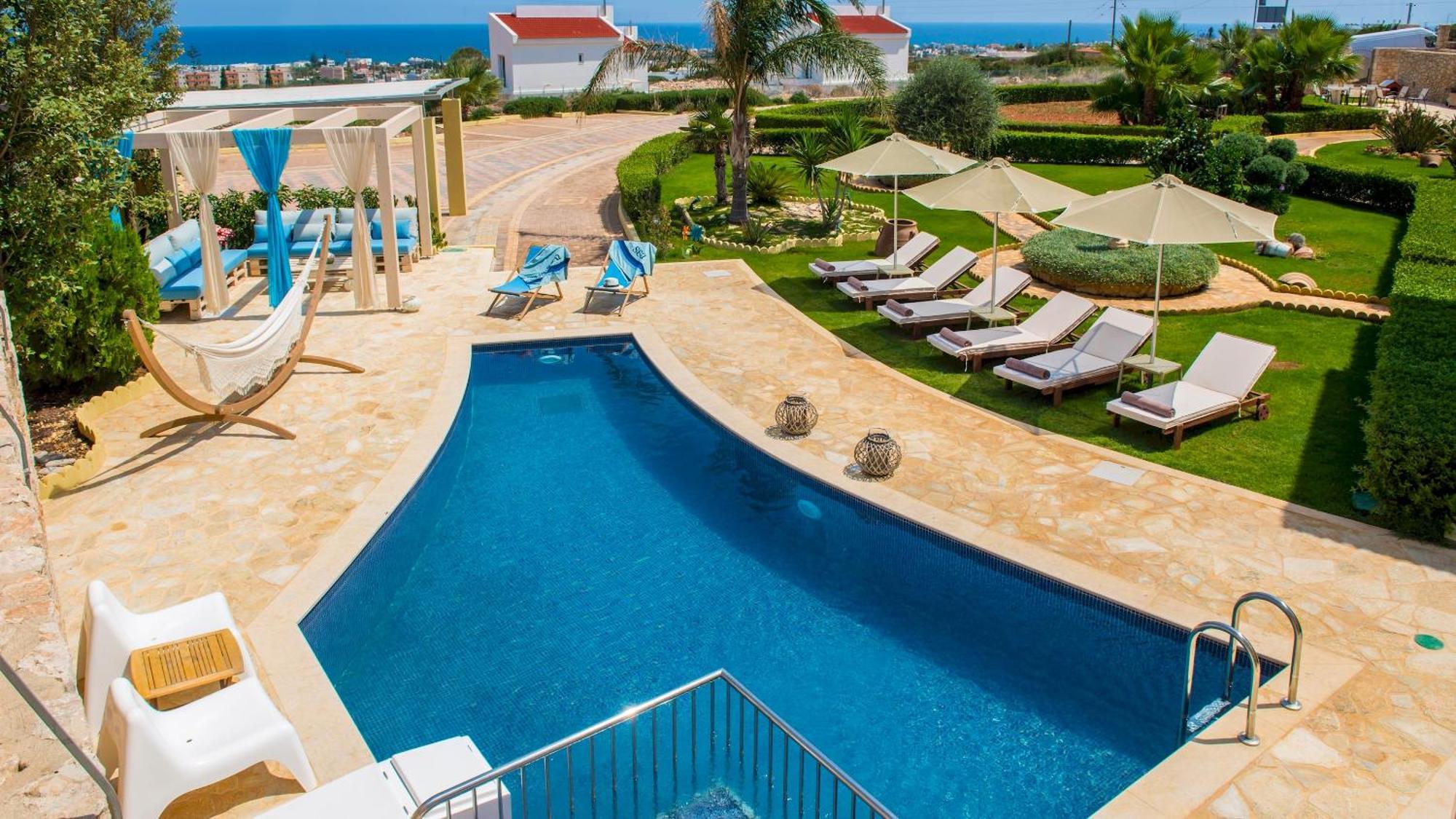 Sunshine Villa With Private Pool By Estia Hersonissos  Exteriör bild