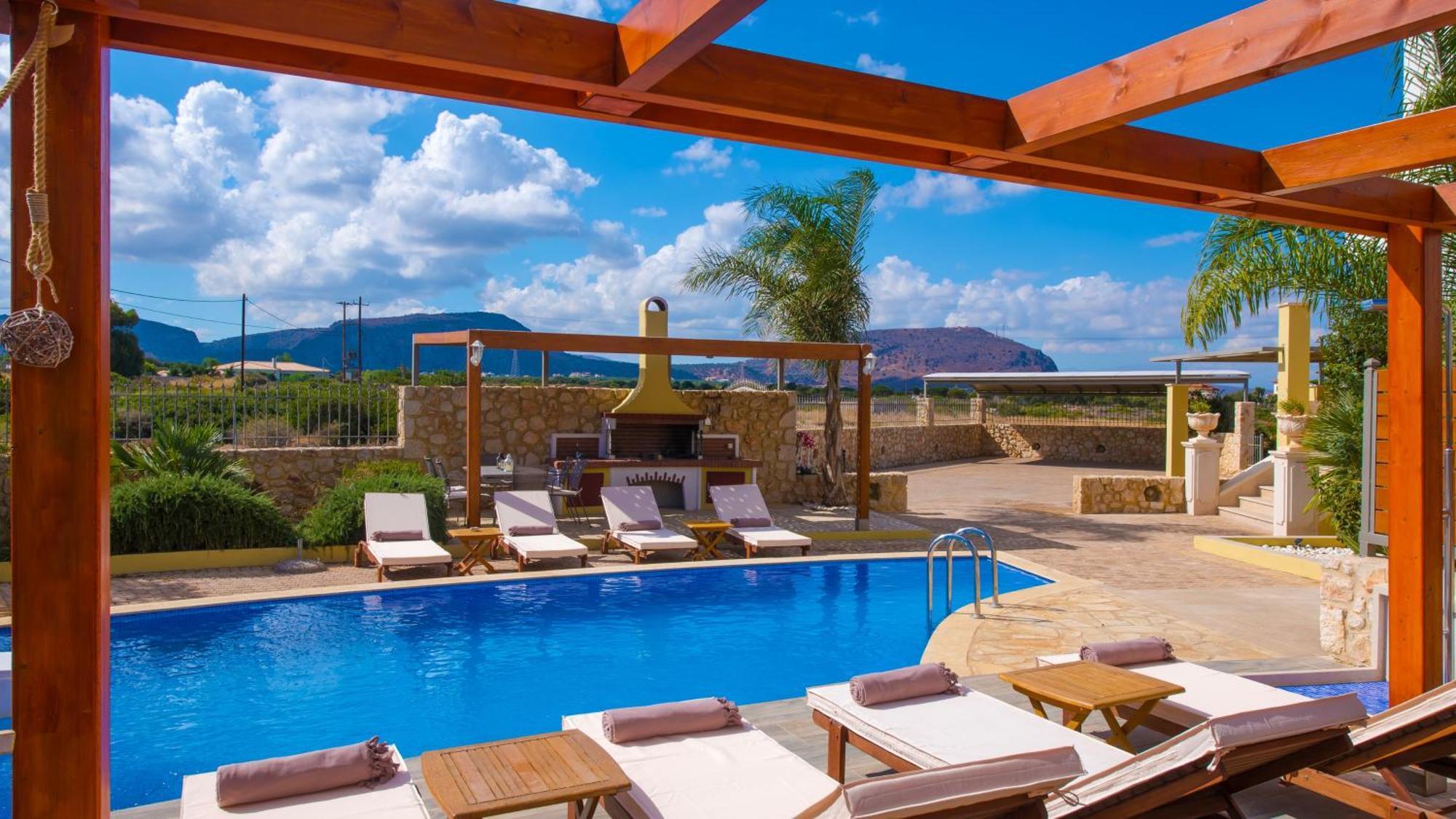 Sunshine Villa With Private Pool By Estia Hersonissos  Exteriör bild